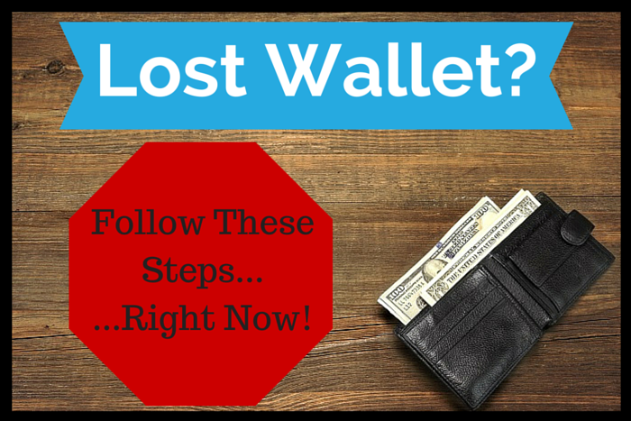 What To Do When You Lose Your Wallet or Purse